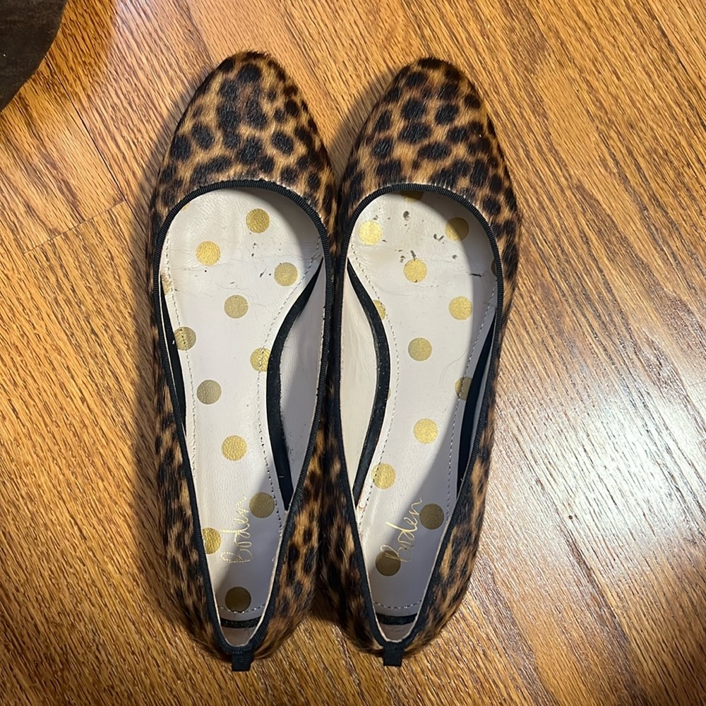 Boden Leopard Amelie Flats Size 41
